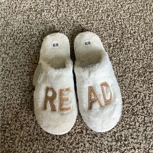 Faux shearling Read slippers